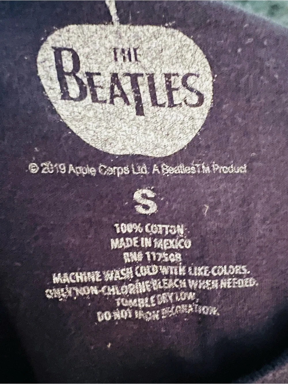 The Beatles Graphic  Tee - Black SZ SM